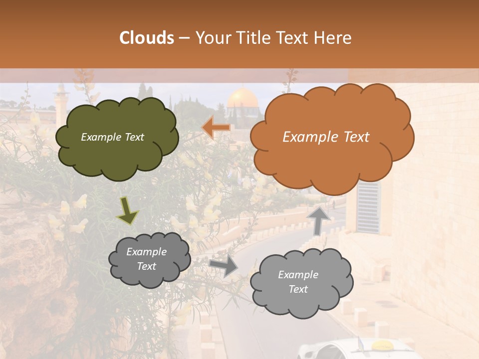 Taxi In Jerusalem PowerPoint Template