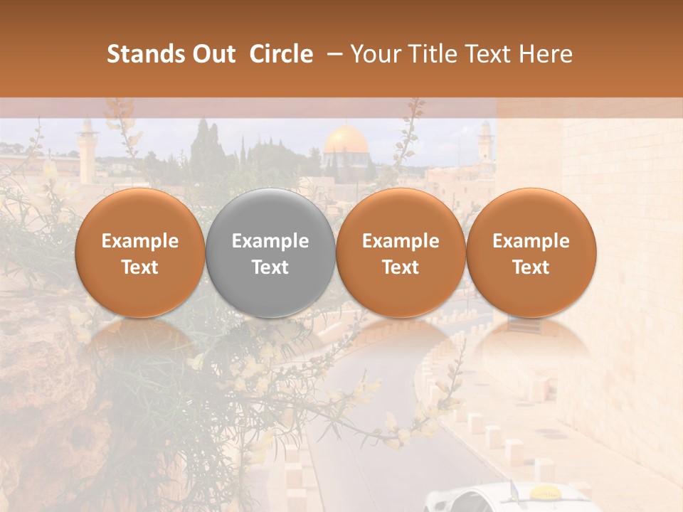 Taxi In Jerusalem PowerPoint Template