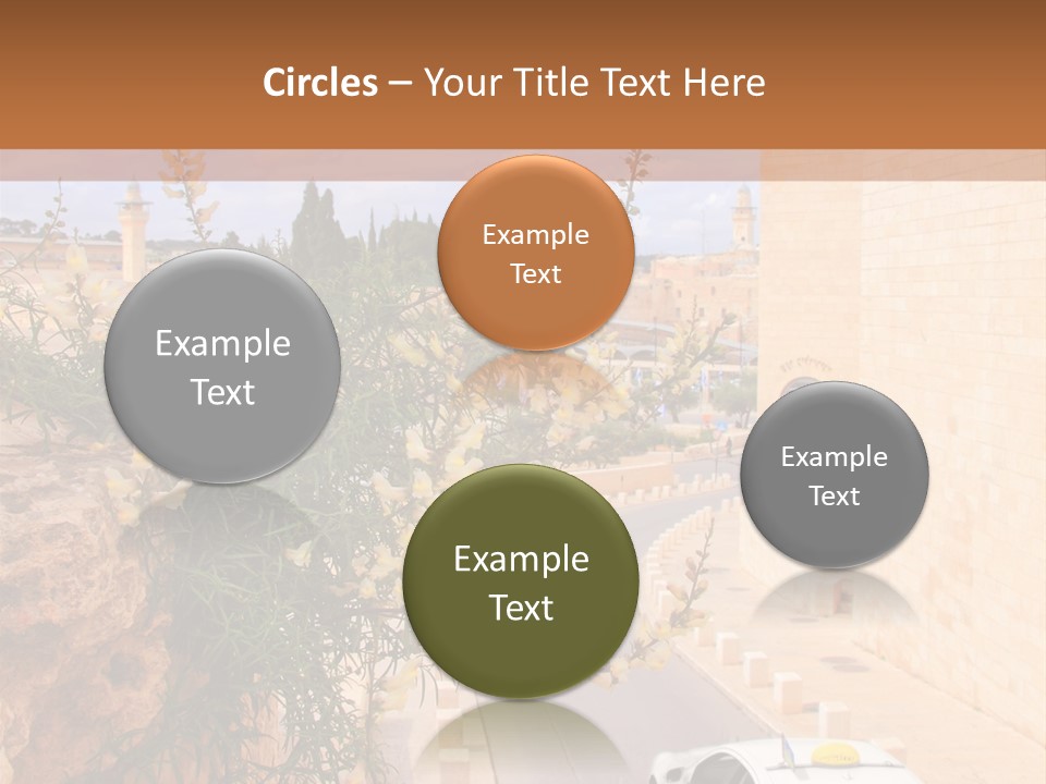 Taxi In Jerusalem PowerPoint Template