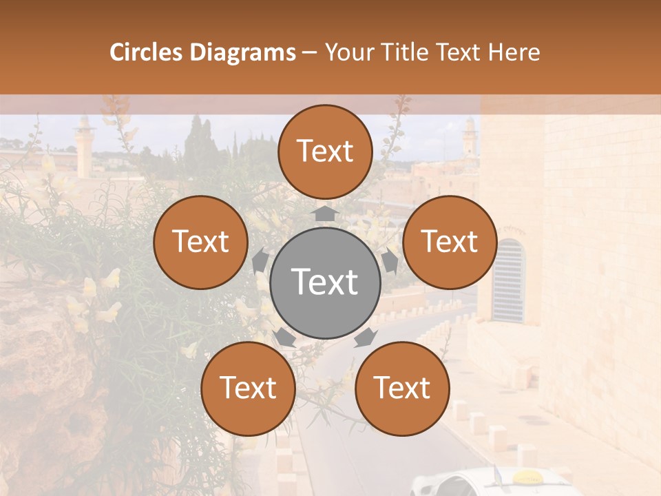Taxi In Jerusalem PowerPoint Template