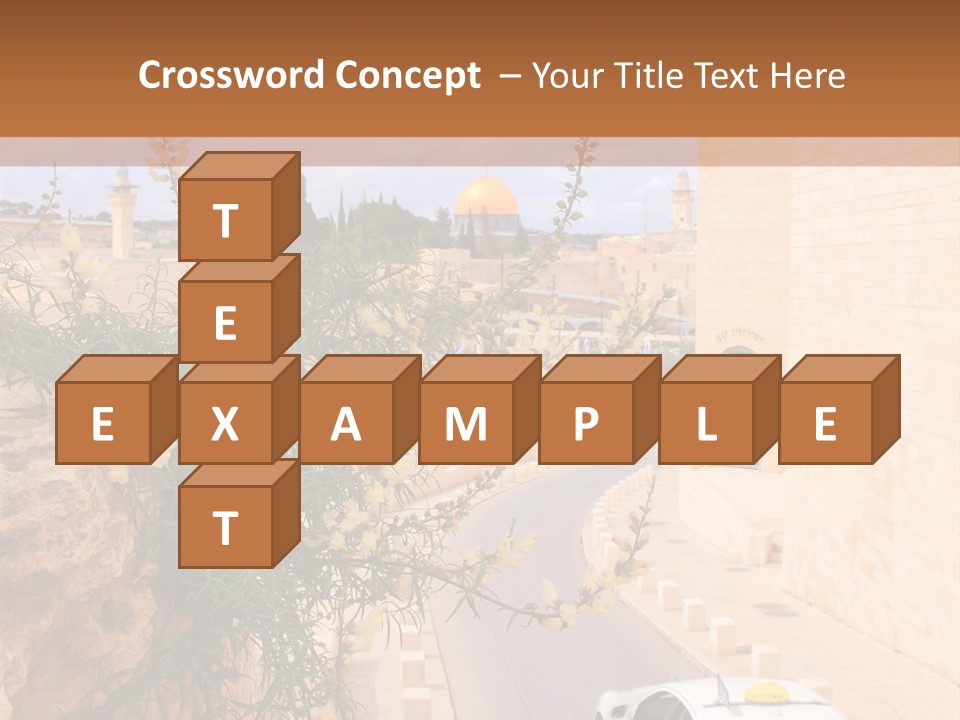 Taxi In Jerusalem PowerPoint Template