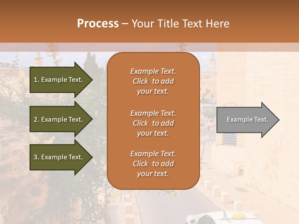 Taxi In Jerusalem PowerPoint Template