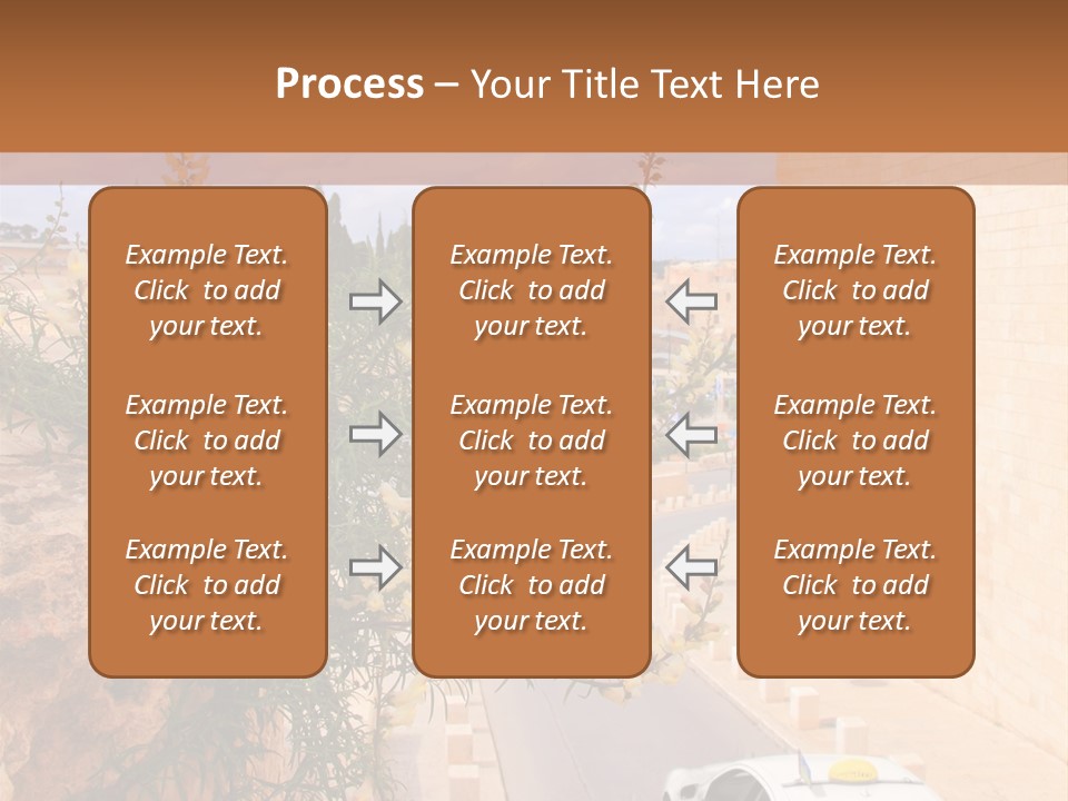 Taxi In Jerusalem PowerPoint Template