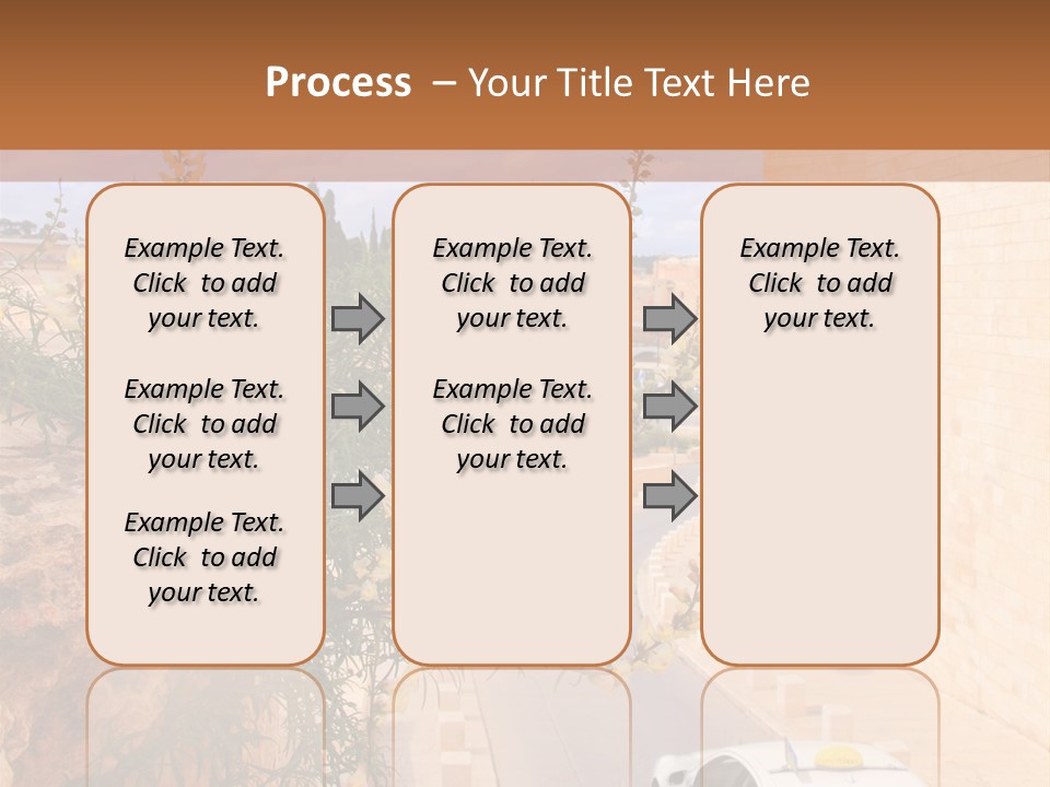 Taxi In Jerusalem PowerPoint Template