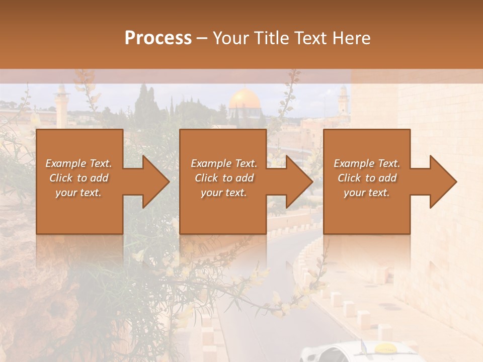 Taxi In Jerusalem PowerPoint Template