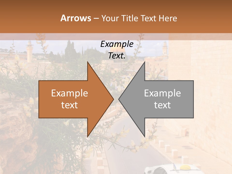 Taxi In Jerusalem PowerPoint Template