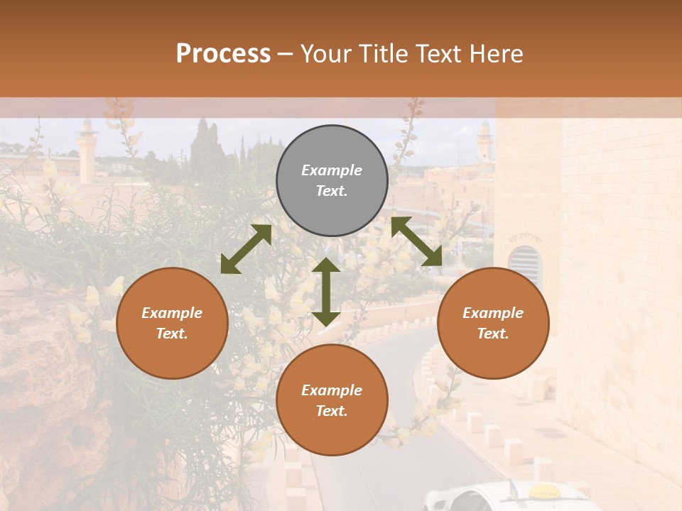 Taxi In Jerusalem PowerPoint Template