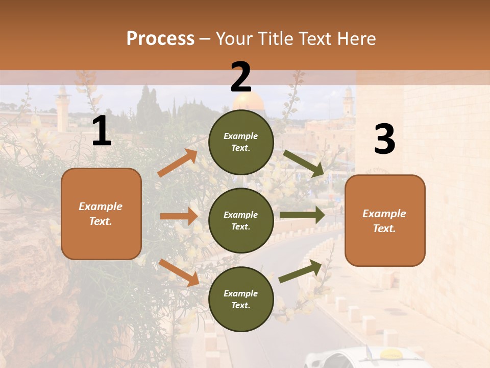 Taxi In Jerusalem PowerPoint Template