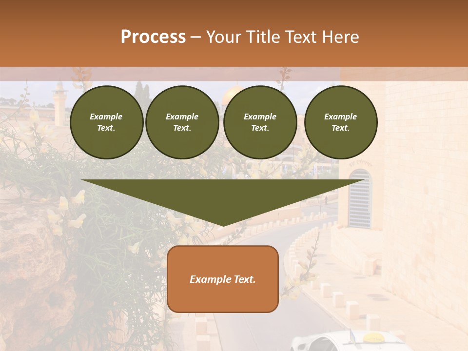 Taxi In Jerusalem PowerPoint Template