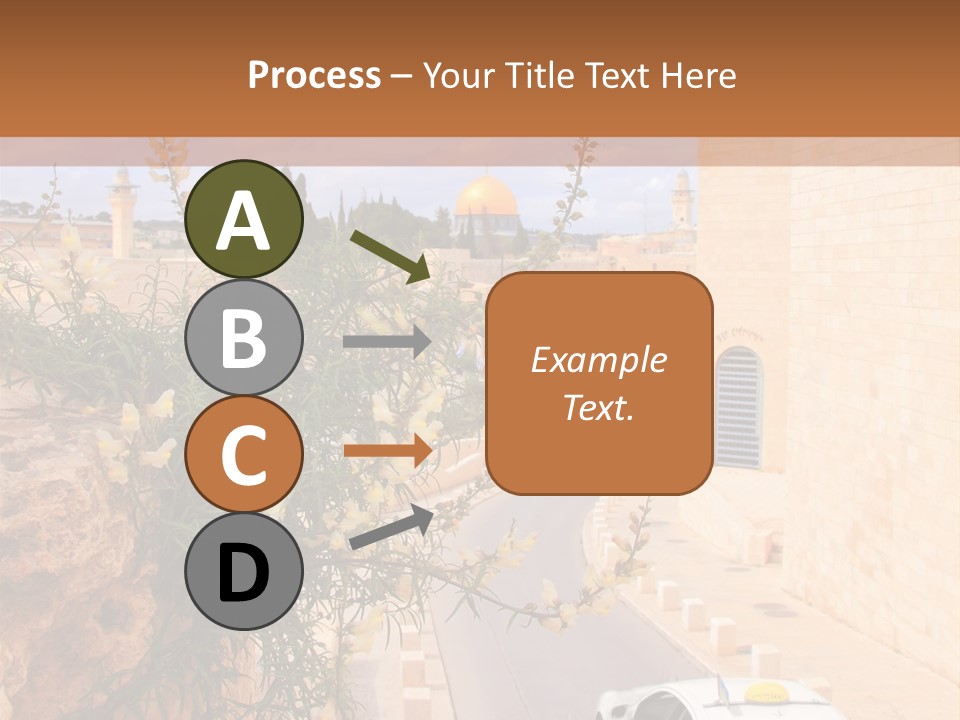 Taxi In Jerusalem PowerPoint Template