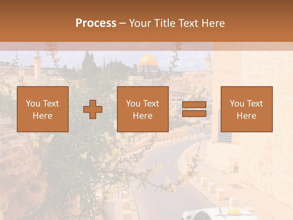 Taxi In Jerusalem PowerPoint Template