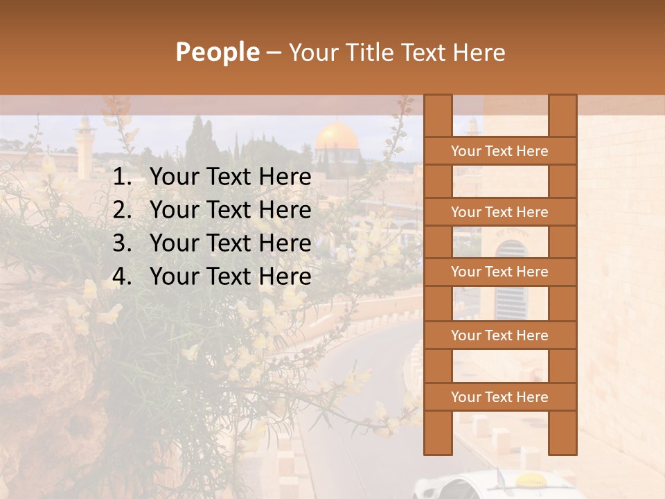 Taxi In Jerusalem PowerPoint Template