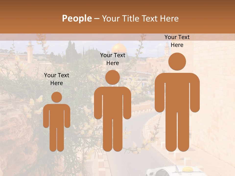 Taxi In Jerusalem PowerPoint Template