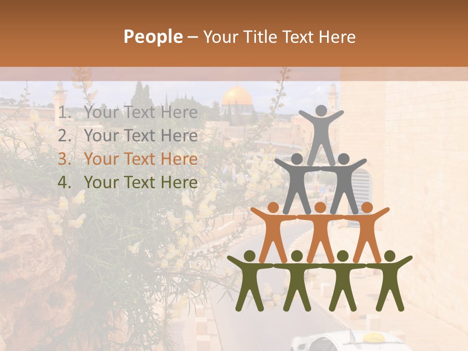 Taxi In Jerusalem PowerPoint Template