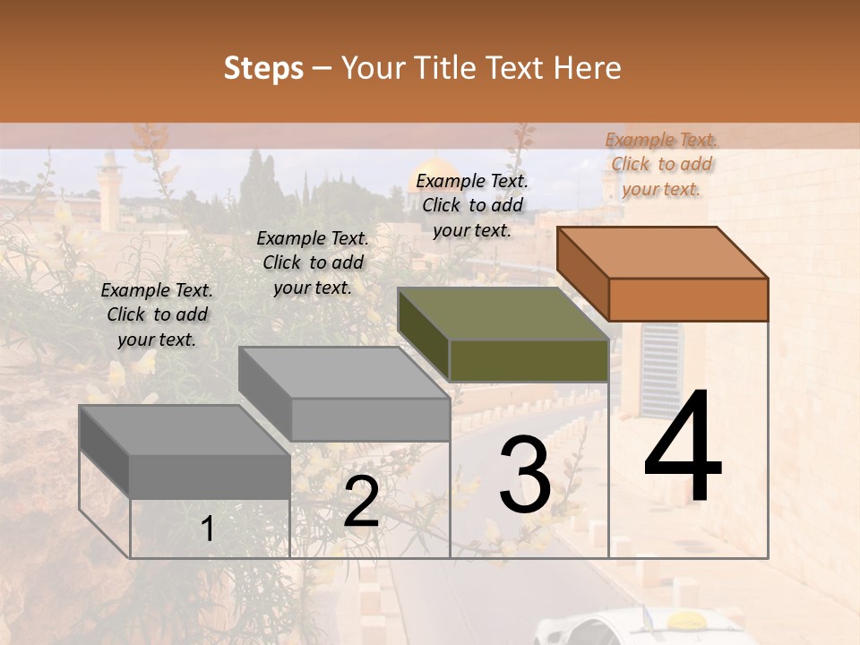 Taxi In Jerusalem PowerPoint Template