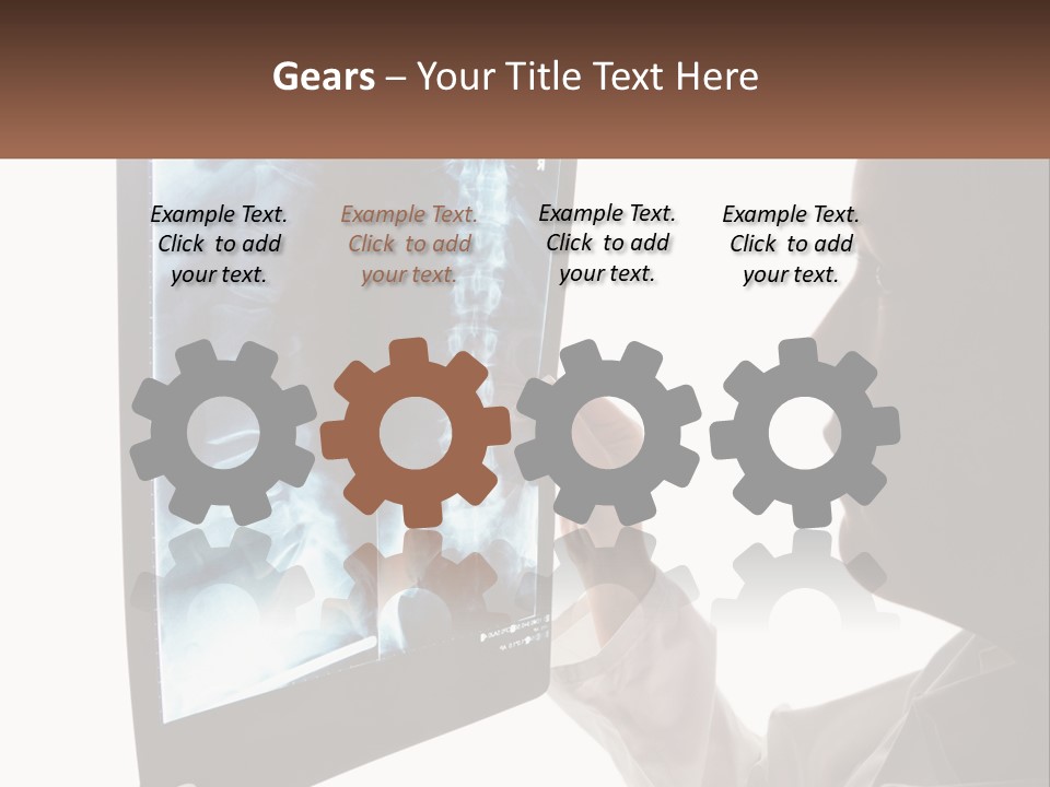 X-Ray Of The Spine PowerPoint Template