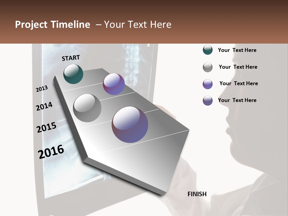 X-Ray Of The Spine PowerPoint Template