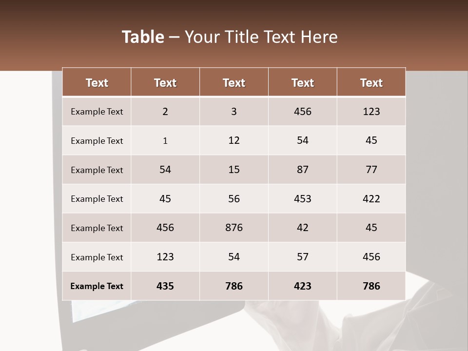 X-Ray Of The Spine PowerPoint Template