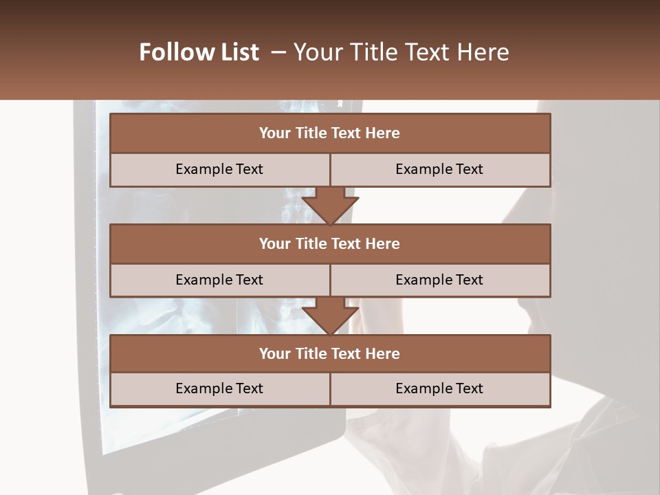X-Ray Of The Spine PowerPoint Template