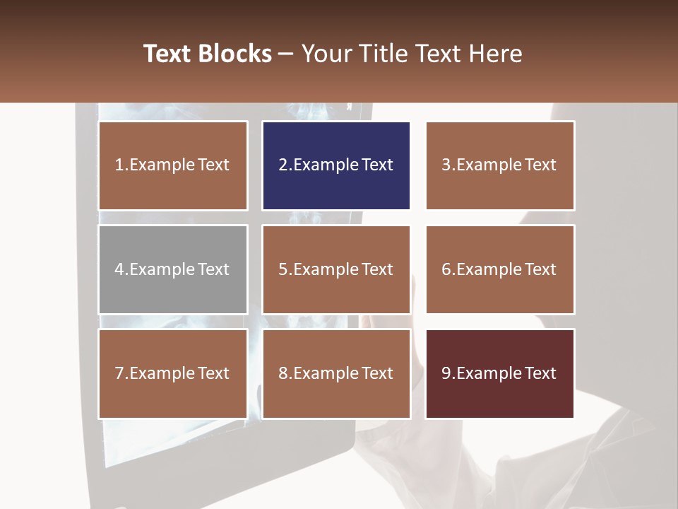 X-Ray Of The Spine PowerPoint Template