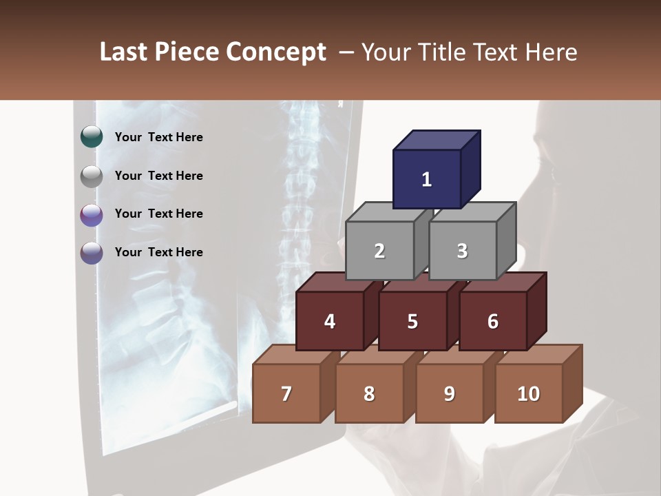 X-Ray Of The Spine PowerPoint Template
