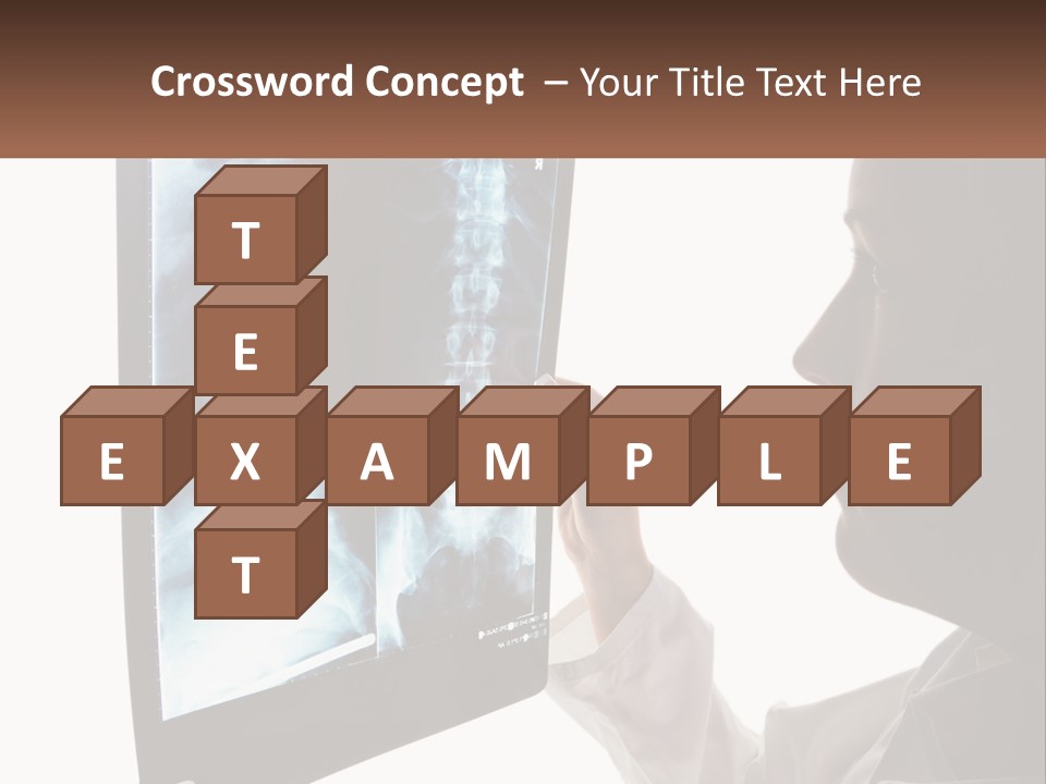 X-Ray Of The Spine PowerPoint Template