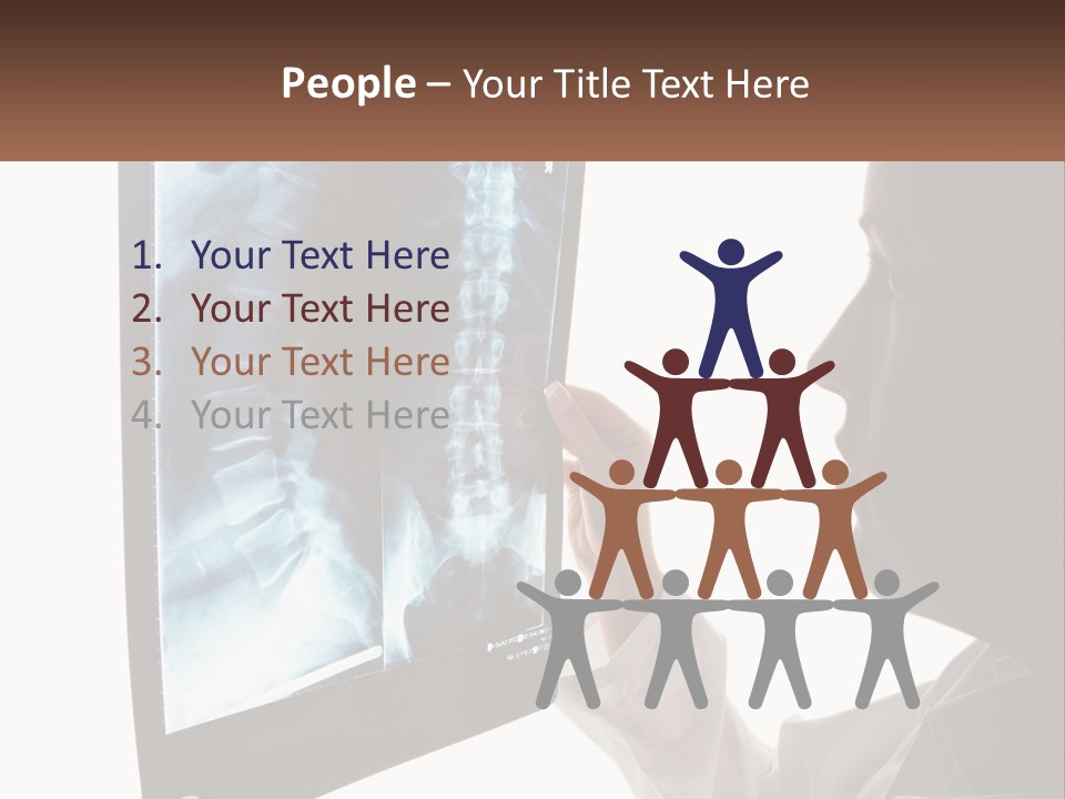 X-Ray Of The Spine PowerPoint Template