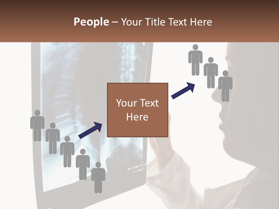 X-Ray Of The Spine PowerPoint Template