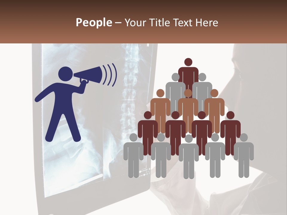 X-Ray Of The Spine PowerPoint Template