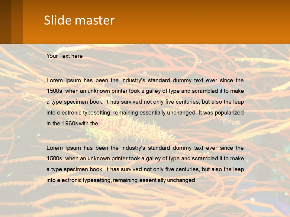 Deep-Sea Algae PowerPoint Template