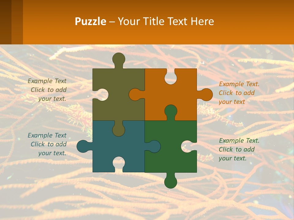 Deep-Sea Algae PowerPoint Template