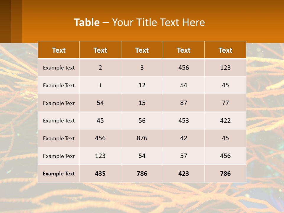 Deep-Sea Algae PowerPoint Template