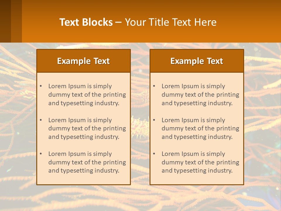 Deep-Sea Algae PowerPoint Template