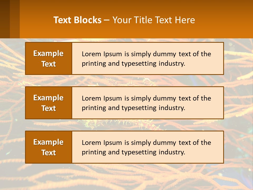 Deep-Sea Algae PowerPoint Template