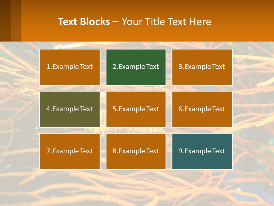 Deep-Sea Algae PowerPoint Template