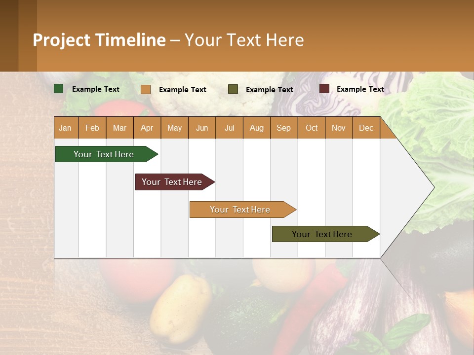 Vegetables On The Table PowerPoint Template