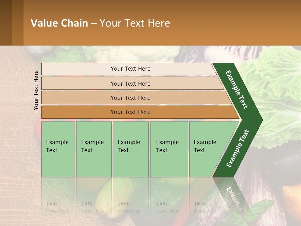 Vegetables On The Table PowerPoint Template