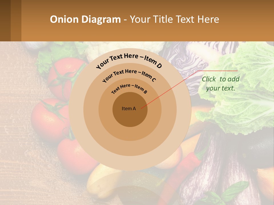 Vegetables On The Table PowerPoint Template