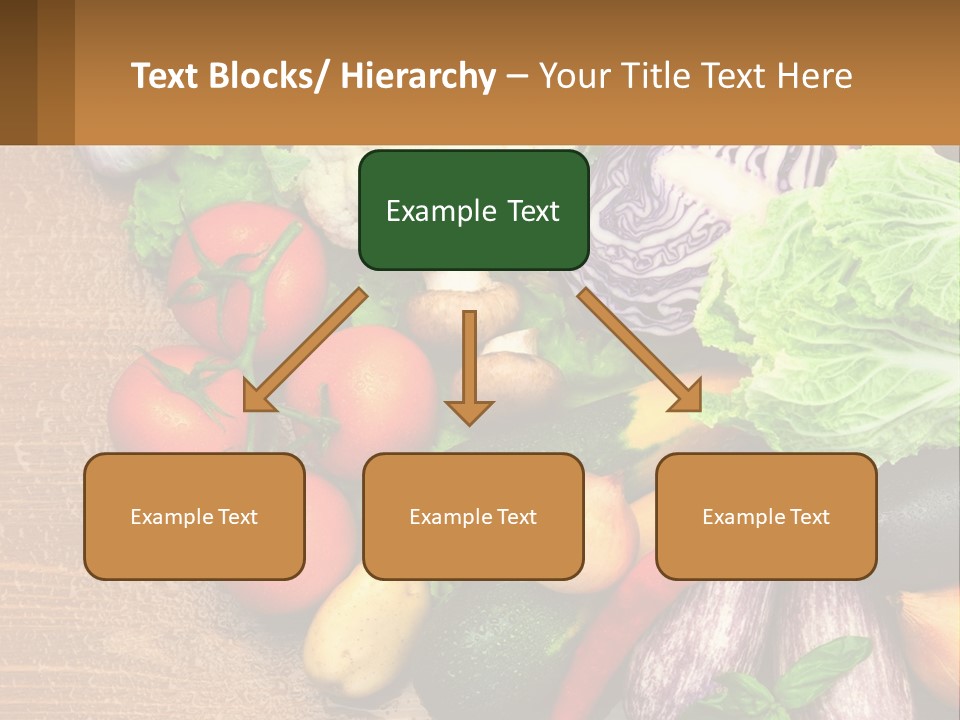 Vegetables On The Table PowerPoint Template
