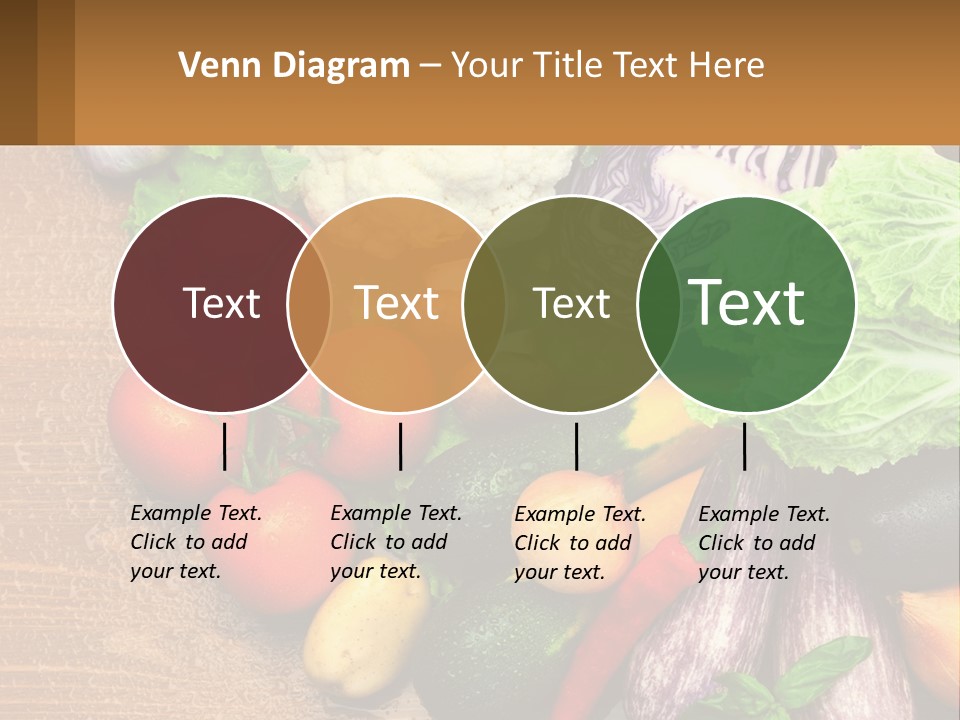 Vegetables On The Table PowerPoint Template