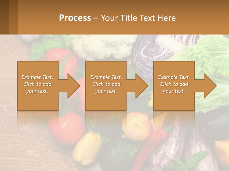 Vegetables On The Table PowerPoint Template