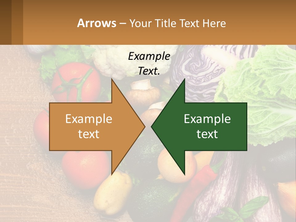 Vegetables On The Table PowerPoint Template