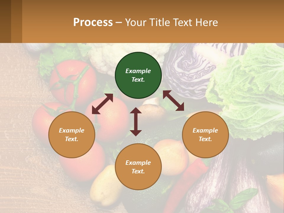 Vegetables On The Table PowerPoint Template