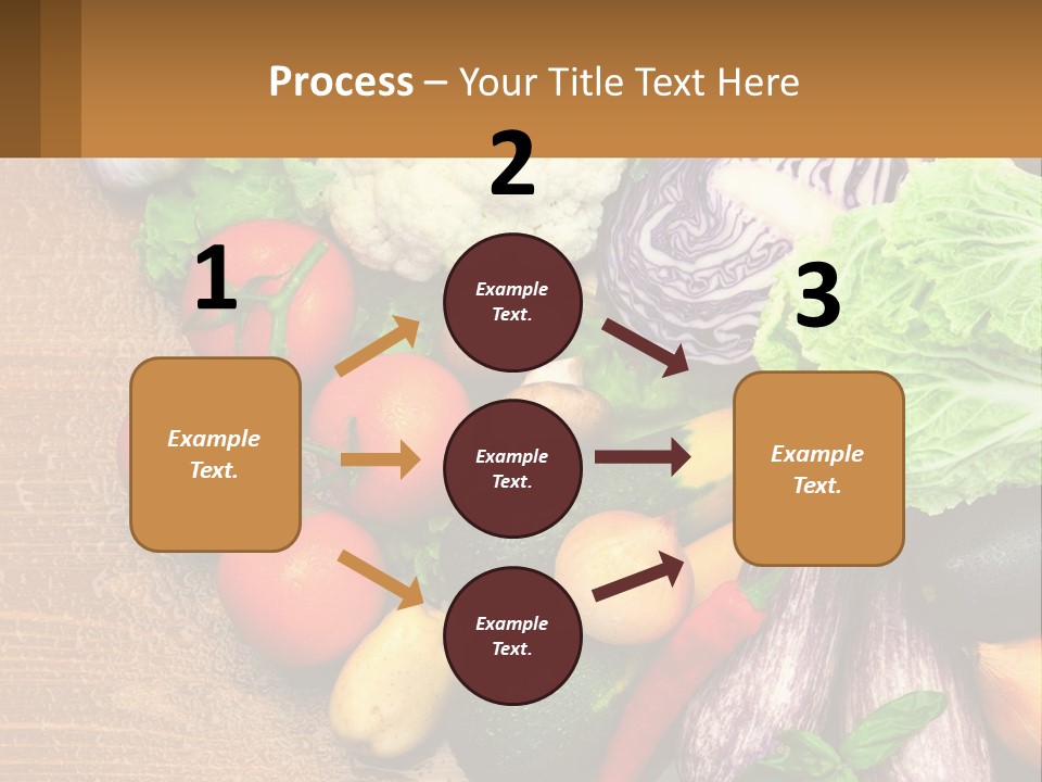 Vegetables On The Table PowerPoint Template