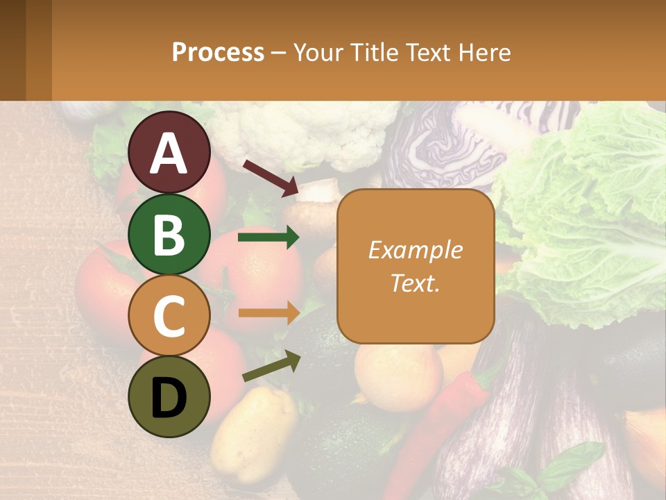 Vegetables On The Table PowerPoint Template