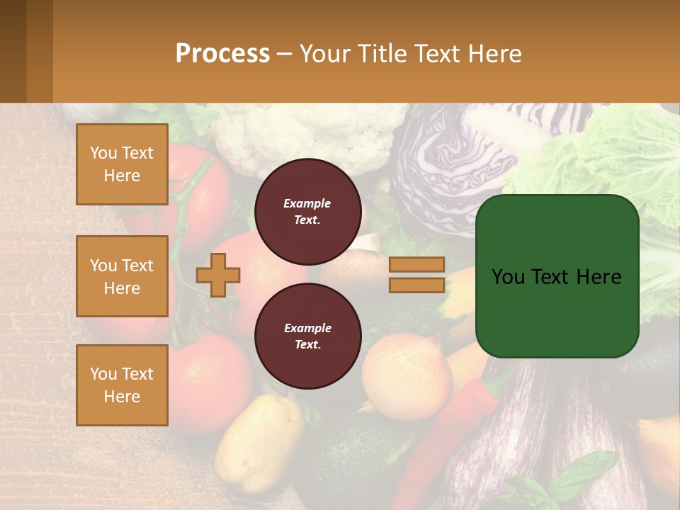 Vegetables On The Table PowerPoint Template