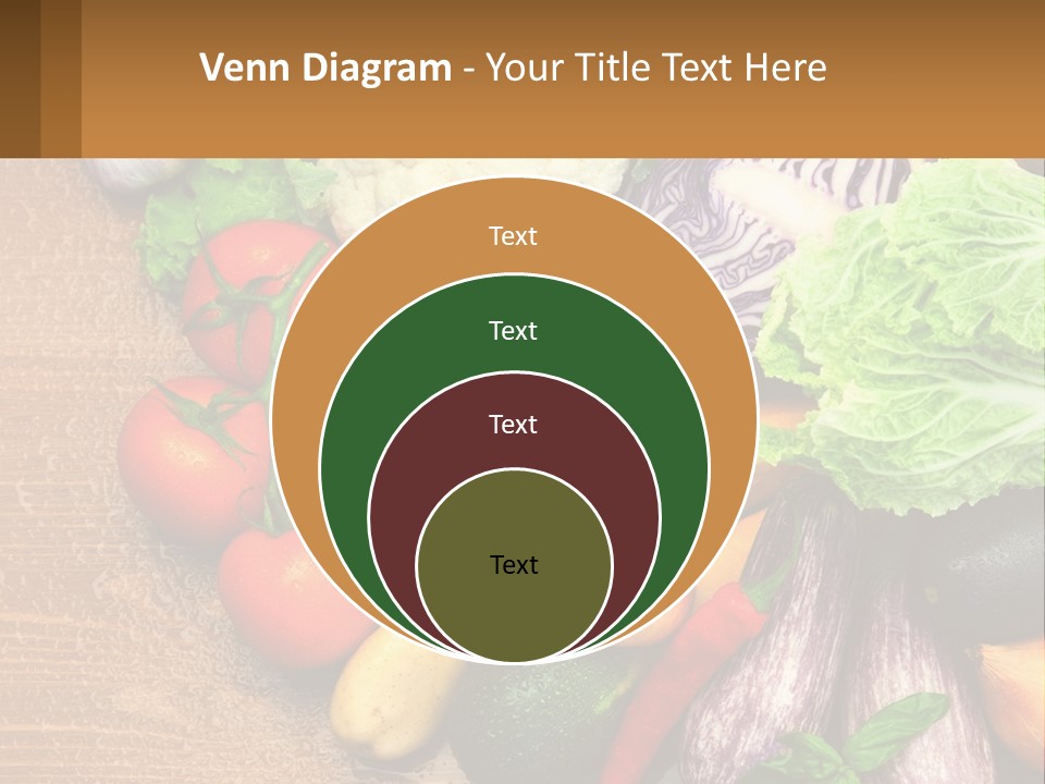 Vegetables On The Table PowerPoint Template