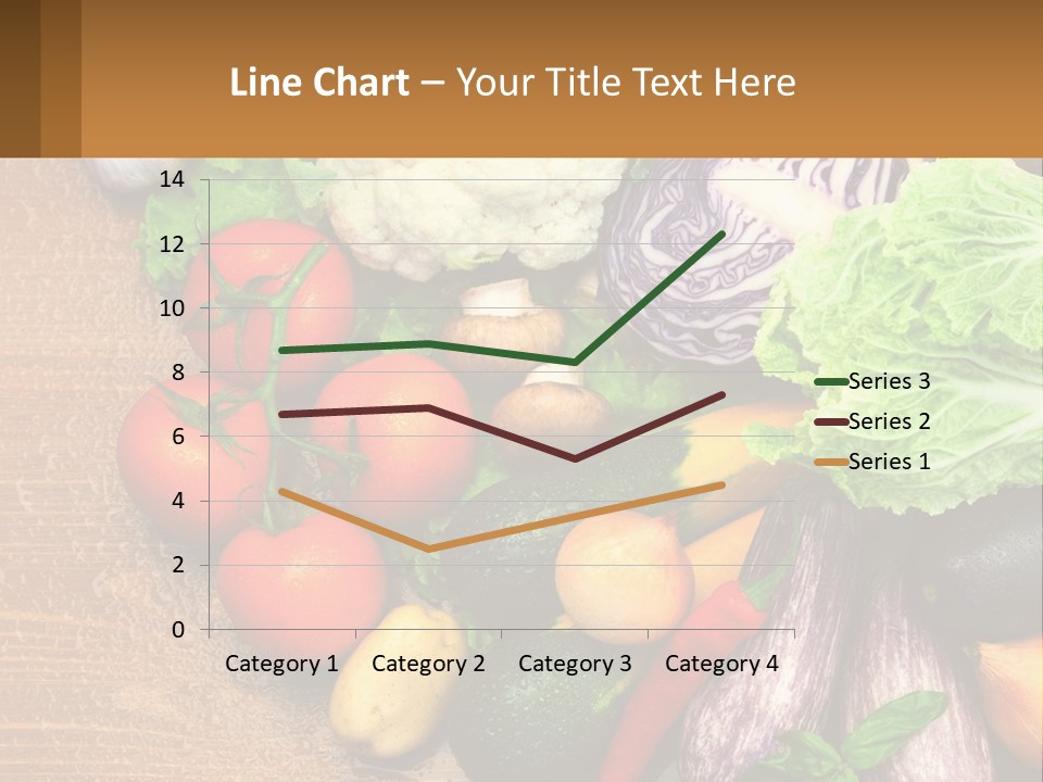 Vegetables On The Table PowerPoint Template