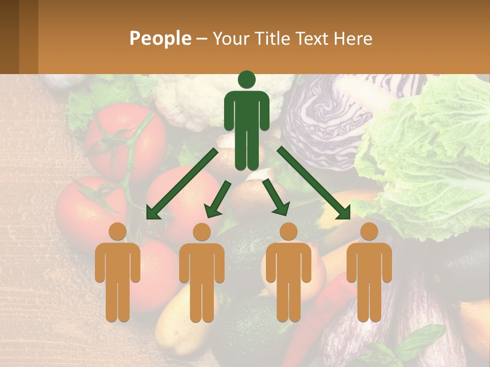 Vegetables On The Table PowerPoint Template