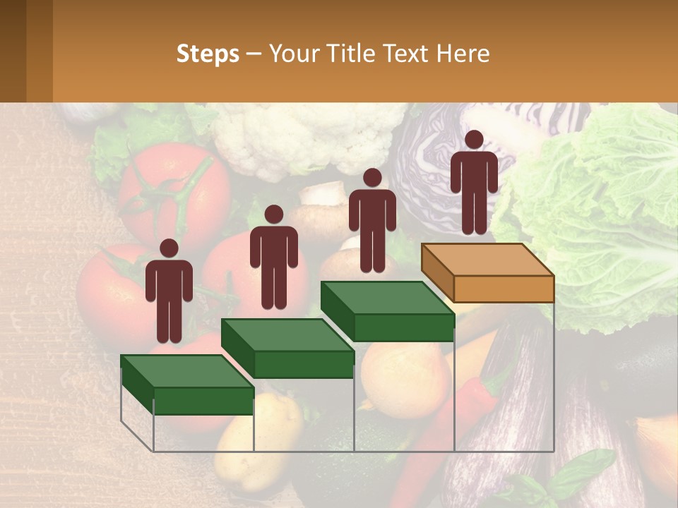 Vegetables On The Table PowerPoint Template
